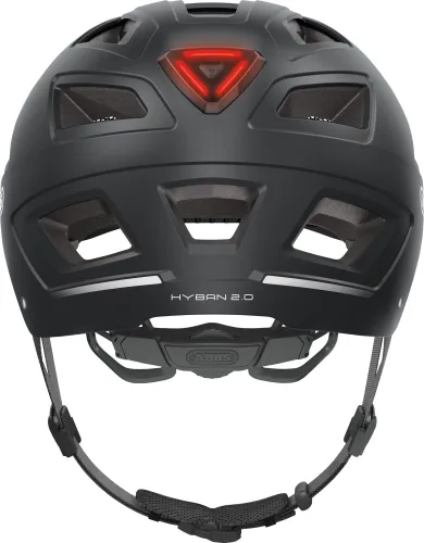 Kask rowerowy ABUS Hyban 2.0 Velvet Czarny Miejski (rozmiar XL)