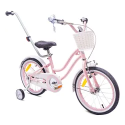 Rower dziecięcy SUN BABY Heart Bike 16 cali dla dziewczynki Różowy 2022
