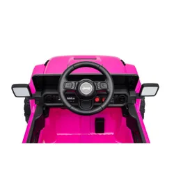 Auto Na Akumulator Jeep Rubicon 2X200W 24V Eva Skóra LED Pilot Radio MP3