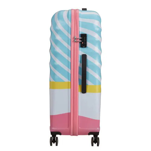 Walizka duża American Tourister Wavebreaker Disney - Minnie pink kiss