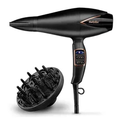 Фен для волос BaByliss Salon Air Brilliance 2200 D665e Ионизационный диффузор холодного воздуха 2200 Вт 2 скорости выдувания 3 уровня температуры