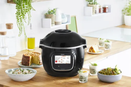 Multicooker Tefal Cook4me Touch Wi-Fi CY9128 1600W 6l Kosz do gotowania na parze + XA6078