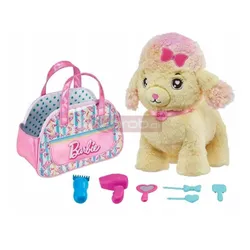 LALKA BARBIE ZWIERZĄTKO DO STYLIZACJI interaktywny piesek w torebce + akc HPJ43
