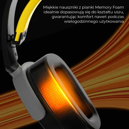 Słuchawki bezprzewodowe z mikrofonem Ajazz AHM09 MAX Nauszne Czarny