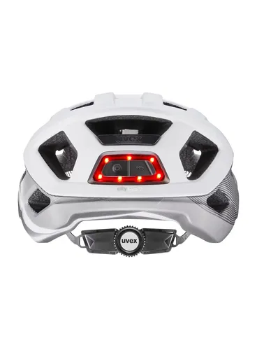 Kask na rower Uvex City I-vo 2 - white silver matt