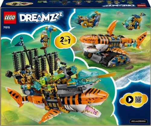 LEGO 71515 DREAMZzz Rekinoczołg tygrysi