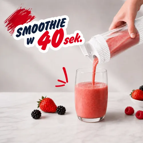Blender kielichowy Webber PB500 0,7l Biały