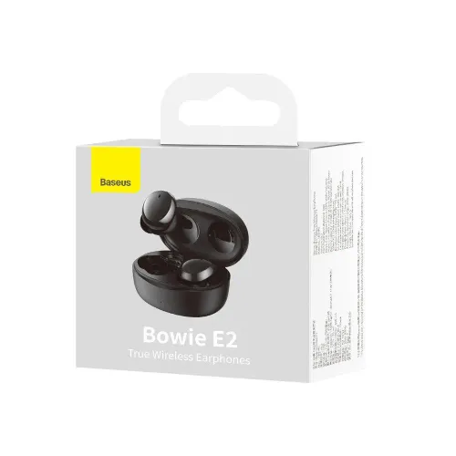 Słuchawki bezprzewodowe Baseus Bowie E2 Dokanałowe Bluetooth 5.2 Czarny