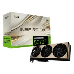 Karta graficzna MSI GeForce RTX 5070 Ti Inspire 3X OC Plus 16GB DLSS 4