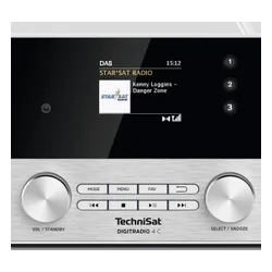 Radioodbiornik TechniSat DigitRadio 4C Radio FM DAB+ Bluetooth Biały