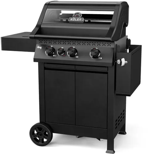 Grill gazowy KOLER Krone Compact Czarny 15.5 kW 60 x 46 cm