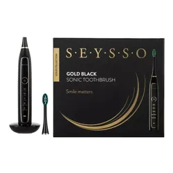 Szczoteczka soniczna SEYSSO Gold Black Special Collection