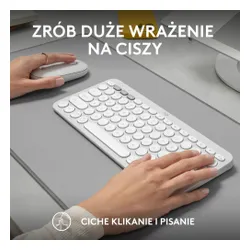 Zestaw Logitech Pebble 2 Combo (biały)