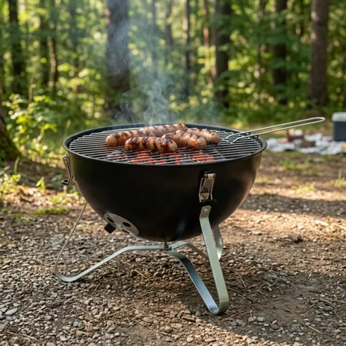 Grill węglowy BBQ LINE 520720 Turystyczny 34 x 37 cm