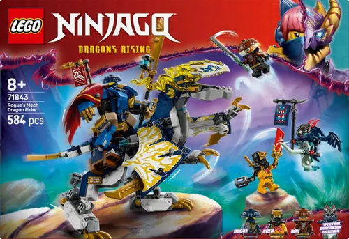 LEGO Klocki 71843 Mech smoczego jeźdźca Rogue'a