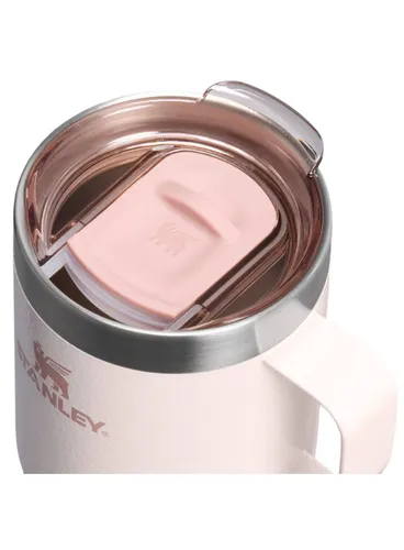 Kubek termiczny z pokrywką Stanley Everyday Camp Mug 0,23 l - hammertone rose quartz