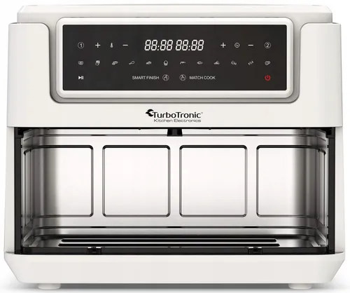Air Fryer Frytkownica beztłuszczowa TURBOTRONIC TT-AF118 Biały 7.26l z podwójnym koszem