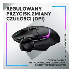 Myszka gamingowa Logitech G502 X Plus - czarny