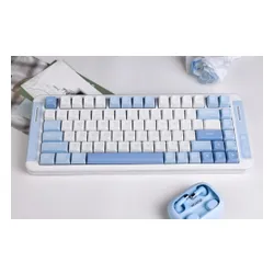 Klawiatura MCHOSE X75 V2 Hyacinth Switch Biało-niebieski