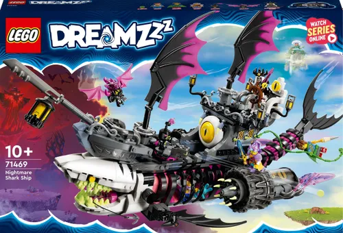 Конструктор Lego DREAMZzz кошмарная акула (71469)