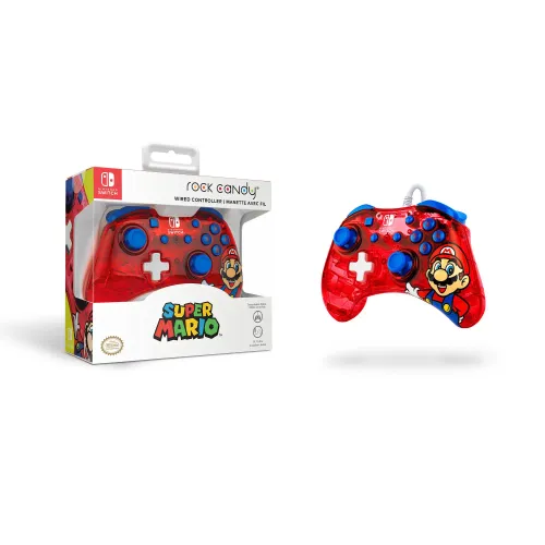 Pad PDP Rock Candy Mini Mario do Nintendo Switch Przewodowy