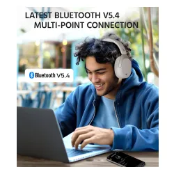 Słuchawki bezprzewodowe Edifier W830NB Nauszne Bluetooth 5.4 Biały