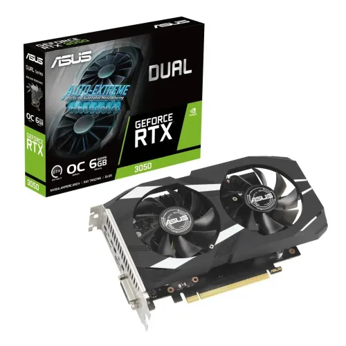 Karta graficzna ASUS Dual GeForce RTX 3050 OC Edition 6GB GDDR6 128bit DLSS