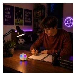 Głośnik Bluetooth Musicmate MM-SB40-W FootballWave LED 5W Biały