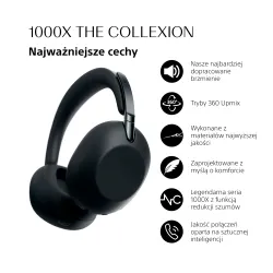 Słuchawki bezprzewodowe Sony 1000X THE COLLEXION z ANC Edycja na 10-lecie WH-1000XX Czarny