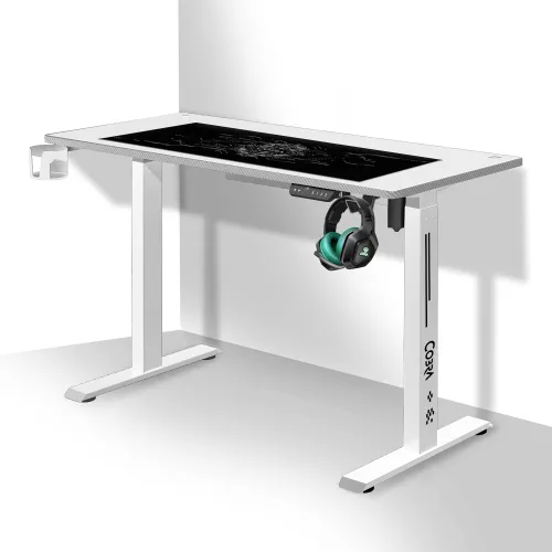 Biurko gamingowe COBRA Electra CRF16ELWH Biały