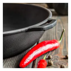 Patelnia / Wok żeliwny MAYSTERNYA IRON 26 cm