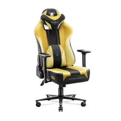 Fotel Diablo Chairs X-Player 2.0 King Size - gamingowy - dark sunflower - skóra ECO - tkanina - do 160kg