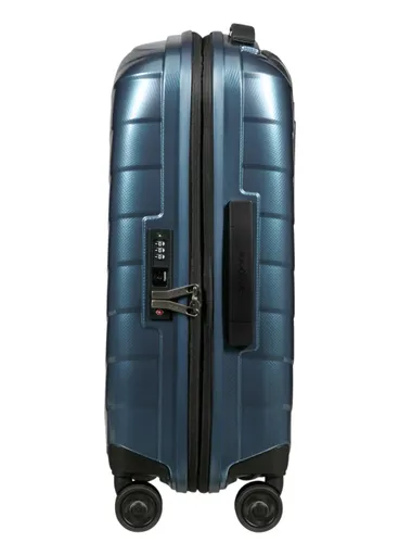 Маленький расширяемый чемодан Samsonite Attrix 55 см (23/26 см) - steel blue