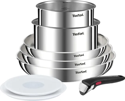Zestaw patelni i garnków TEFAL Emotion L8968S04 Stalowy (8 elementów)