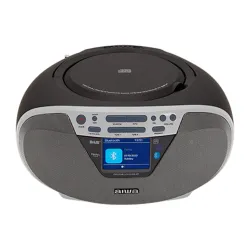 Radioodtwarzacz Aiwa Boombox BBTU-500DAB/SL Bluetooth DAB+ Srebrny