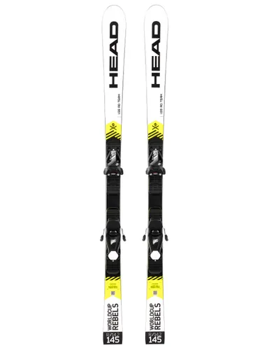 Narty juniorskie gigantowe Head WORLDCUP REBELS I.GS RD TEAM + Tyrolia SX 7.5 z GRIP WALK - Długość (cm) - 124