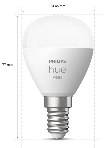 Inteligentna żarówka LED PHILIPS HUE 929002440604 5.7W E14 Bluetooth (2 szt.)