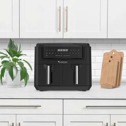 Air Fryer Frytkownica beztłuszczowa TURBOTRONIC TT-AF118 7.6l z podwójnym koszem