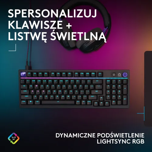 Klawiatura mechaniczna Logitech G316 X 98 Czarny