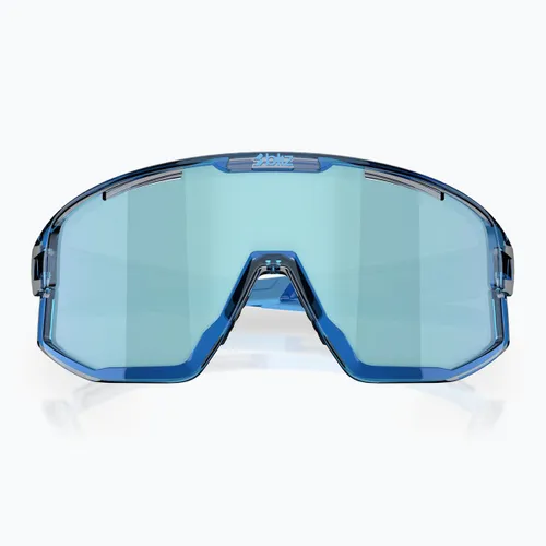 Okulary przeciwsłoneczne Bliz Fusion transparent blue/smoke ice blue multi