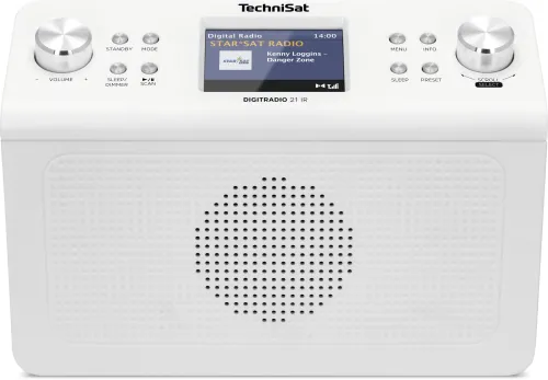 Radioodbiornik TechniSat DigitRadio 21 IR Radio FM DAB+ Internetowe Bluetooth Biały