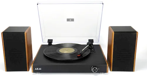 Gramofon AKAI ATT-240SP Bluetooth USB Orzech