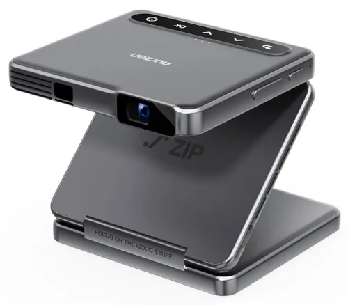 Projektor AURZEN Zip Tri-Fold Mini HD (1280 x 720), 100 ANSI lumen, Wi-Fi, Bluetooth Szary