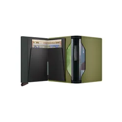 Portfel kieszonkowy RFID Secrid Bandwallet Matte - leaf / khaki
