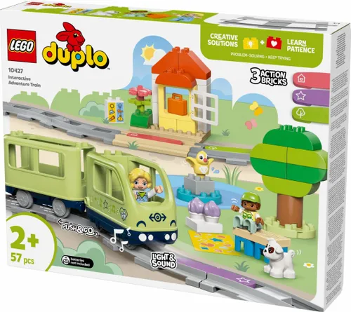 LEGO DUPLO bricks 10427 Интерактивное приключение на поезде