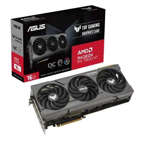 Karta graficzna ASUS TUF Gaming Radeon RX 7800 XT OC Edition 16GB GDDR6 256bit FSR