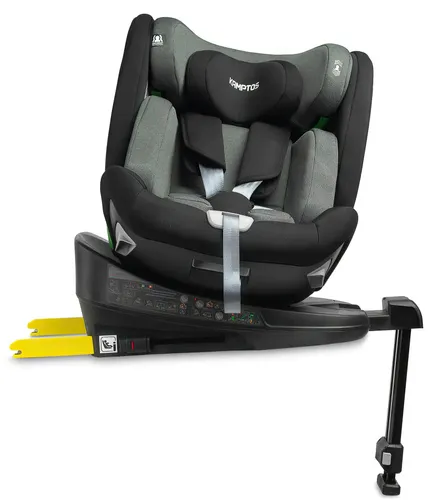 Fotelik samochodowy CARETERO Kamptos I-SIZE 40-150 cm (0-36 kg) Szary