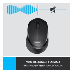 Myszka Logitech M330 Silent Plus - czarny