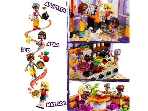 LEGO Friends 41747 Hartlake'de yemek odası