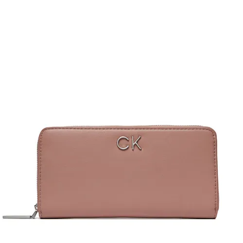 Большой женский кошелек Calvin Klein Re-Lock с кошельком Lg K60k609699 Ash Rose VB8